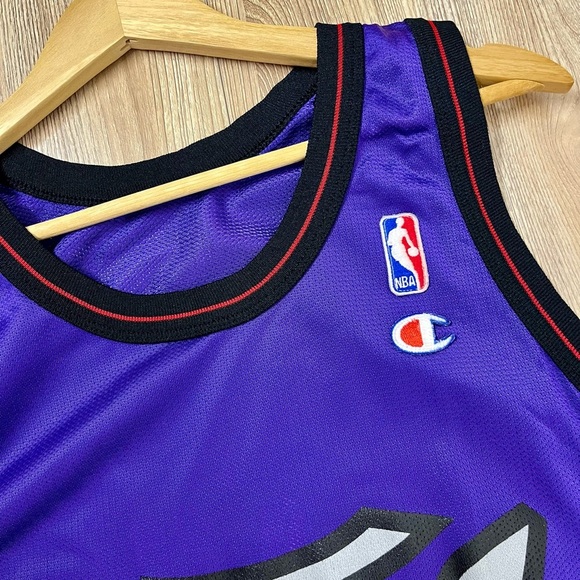 Vintage NBA Toronto Raptors Isiah Thomas #11 Jersey Champion Men’s Sz 48 RARE XL - Picture 3 of 11